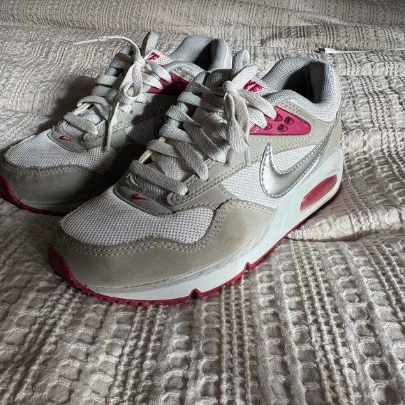 Nike Shoes - Nike Women's Sneakers in White, Pink, and Gray